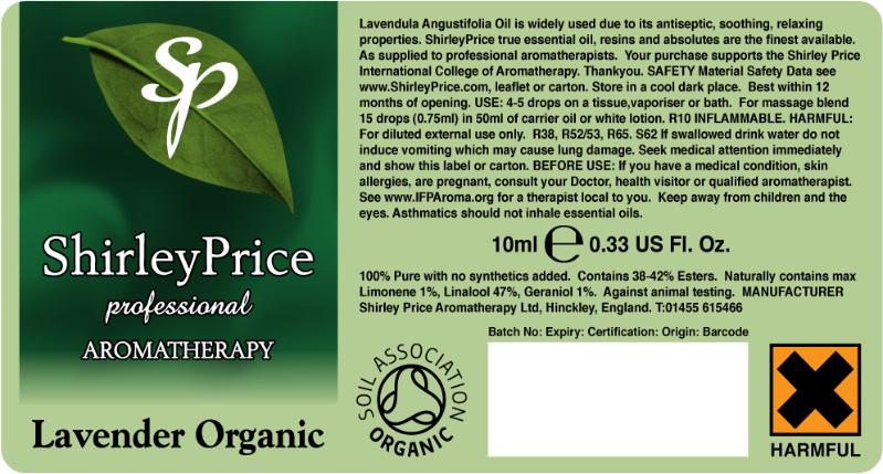 Shirley Price lavender label